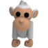 An Adopt Me Albino Monkey
