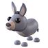 An Adopt Me Donkey