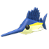 An Adopt Me Swordfish