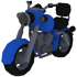An Adopt Me Blue Rider