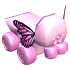 An Adopt Me Butterfly Roller Skates