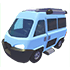 An Adopt Me Camping Van