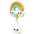 An Adopt Me Clouds & Rainbow Rattle