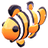 An Adopt Me Clownfish