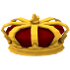 An Adopt Me Crown Flying Disc