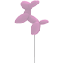 An Adopt Me Rubber Dog Balloon