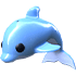 An Adopt Me Dolphin