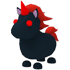 An Adopt Me Evil Unicorn