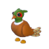 An Adopt Me Brown-Chested Pheasant