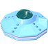 An Adopt Me Flying Saucer Disc