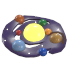 An Adopt Me Galaxy Flying Disc