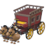 An Adopt Me Horse And Carriage