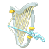 An Adopt Me Harp Grappling Hook
