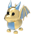 An Adopt Me Golden Dragon