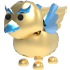 An Adopt Me Golden Griffin