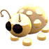An Adopt Me Golden Ladybug