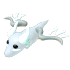 An Adopt Me Halloween White Ghost Dragon