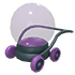 An Adopt Me Crystal Ball Stroller