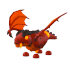 An Adopt Me Lava Dragon