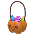 An Adopt Me Pumpkin Basket Plushie