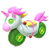 An Adopt Me Unicorn Zombie Ponycycle