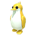 An Adopt Me Golden King Penguin