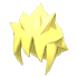 An Adopt Me Spikey Hair Wig