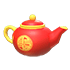 An Adopt Me Lunar New Year Teapot Leash