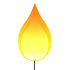 An Adopt Me Flame Balloon