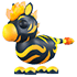 An Adopt Me Flaming Zebra