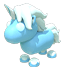 An Adopt Me Frost Unicorn