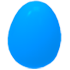 An Adopt Me Blue Egg