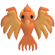 An Adopt Me Phoenix Plush