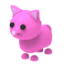 An Adopt Me Pink Cat