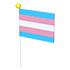 An Adopt Me Transgender Flag