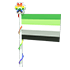 An Adopt Me Aromantic Flag 2023