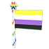 An Adopt Me Enby Flag 2023