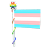 An Adopt Me Transgender Flag 2023