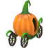 An Adopt Me Pumpkin Carriage