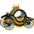An Adopt Me Royal Carriage