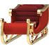 An Adopt Me Santa's Sleigh