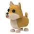 An Adopt Me Shiba Inu