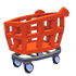 An Adopt Me Shopping Cart Stroller