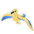 An Adopt Me Golden Albatross