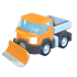 An Adopt Me Snow Plow