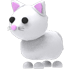 An Adopt Me Snow Cat