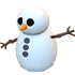 An Adopt Me Snowman