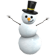An Adopt Me Snowman Plush