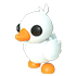 An Adopt Me Happy Duckling