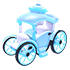 An Adopt Me Lavender Teapot Carriage